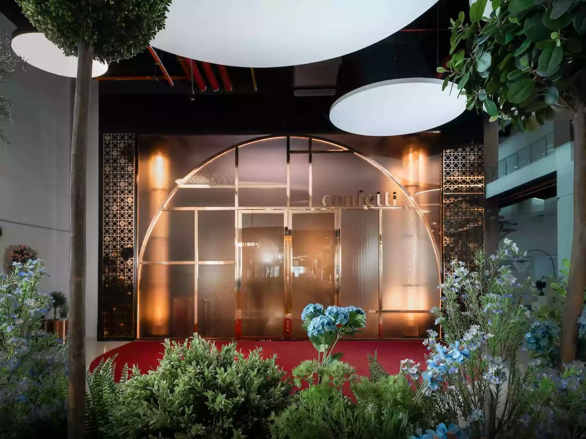 an elegant lobby