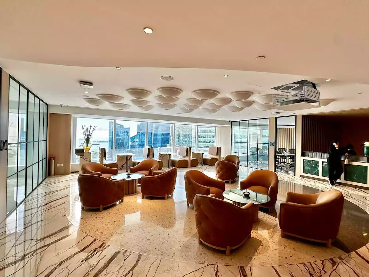 stylish and cozy lounge