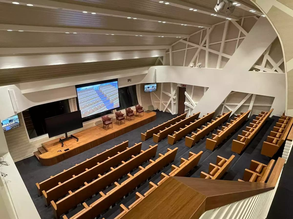 spacious auditorium