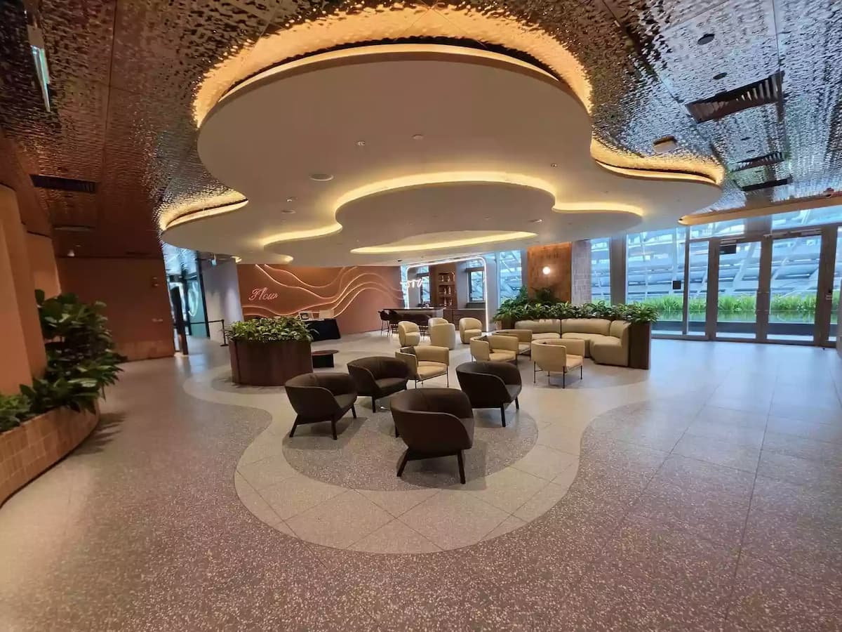 spacious and elegant lounge