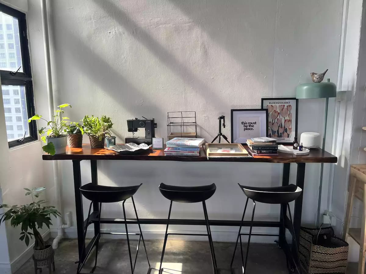 An intimate and stylish rental space at Geylang