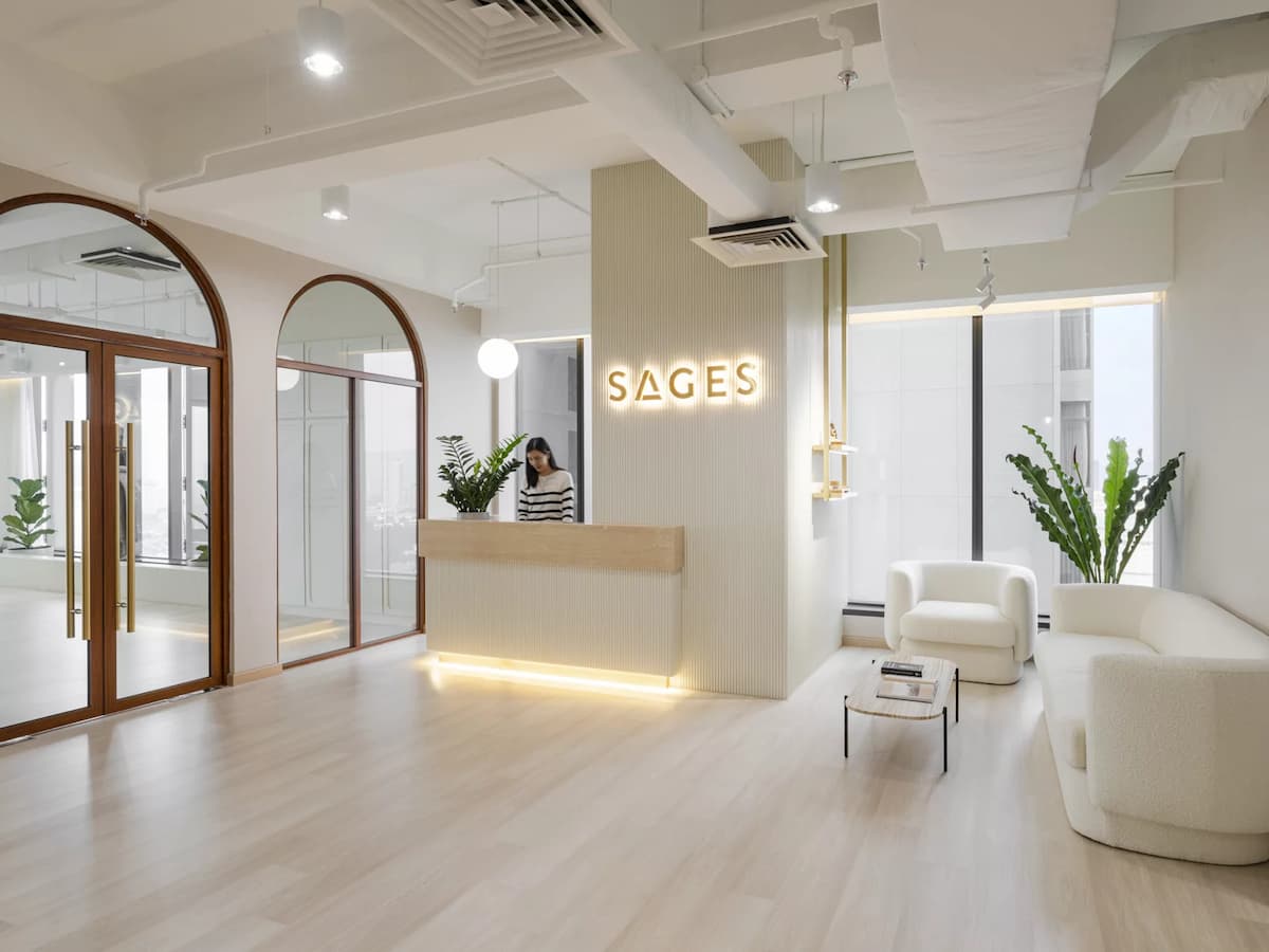 receptionist area