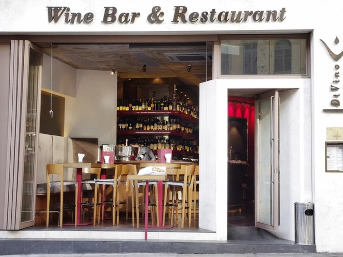 the exterior look of divino wine bar and restaurant