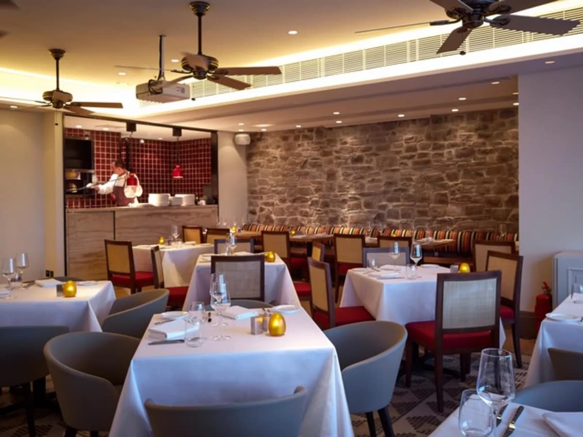 italian restaurant dining setting