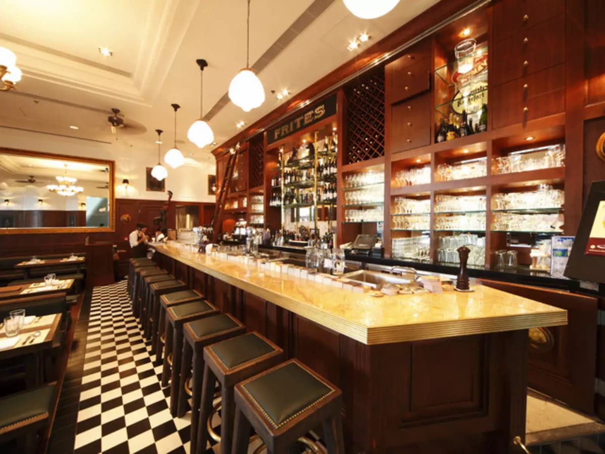 authentic belgian-style bar stocked with belgian beers on tap and bottle