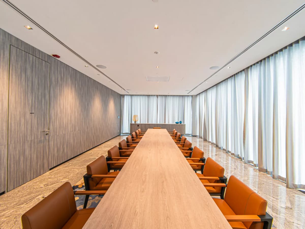 long boardroom meeting table
