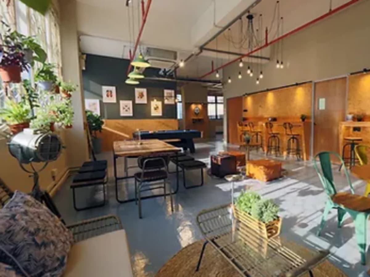 multifunctional event space with natural light from the window