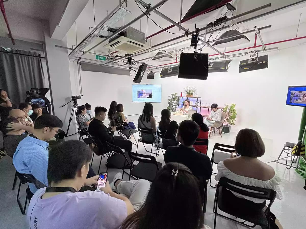 company workshop and training with 2 speakers