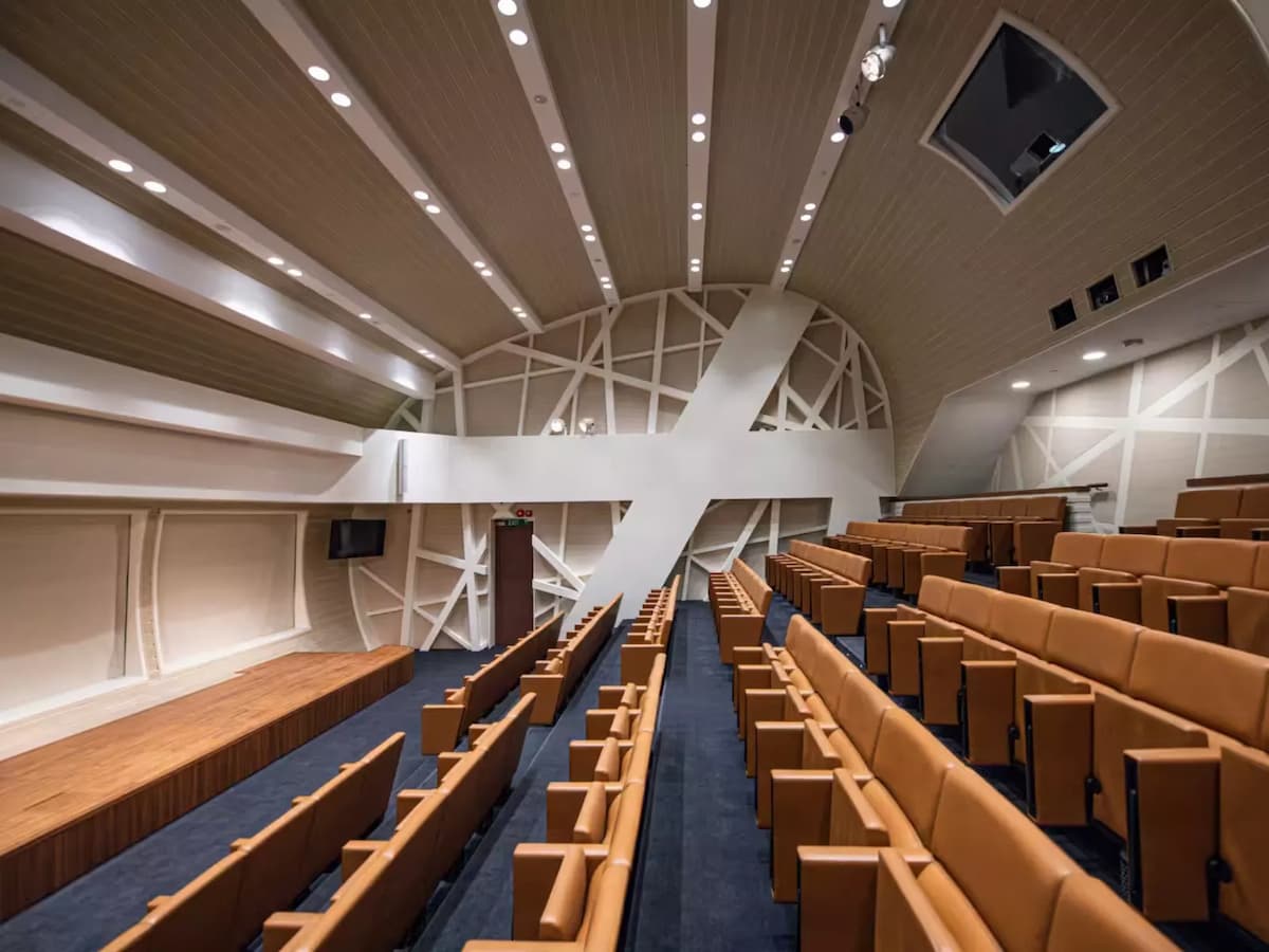 sleek auditorium