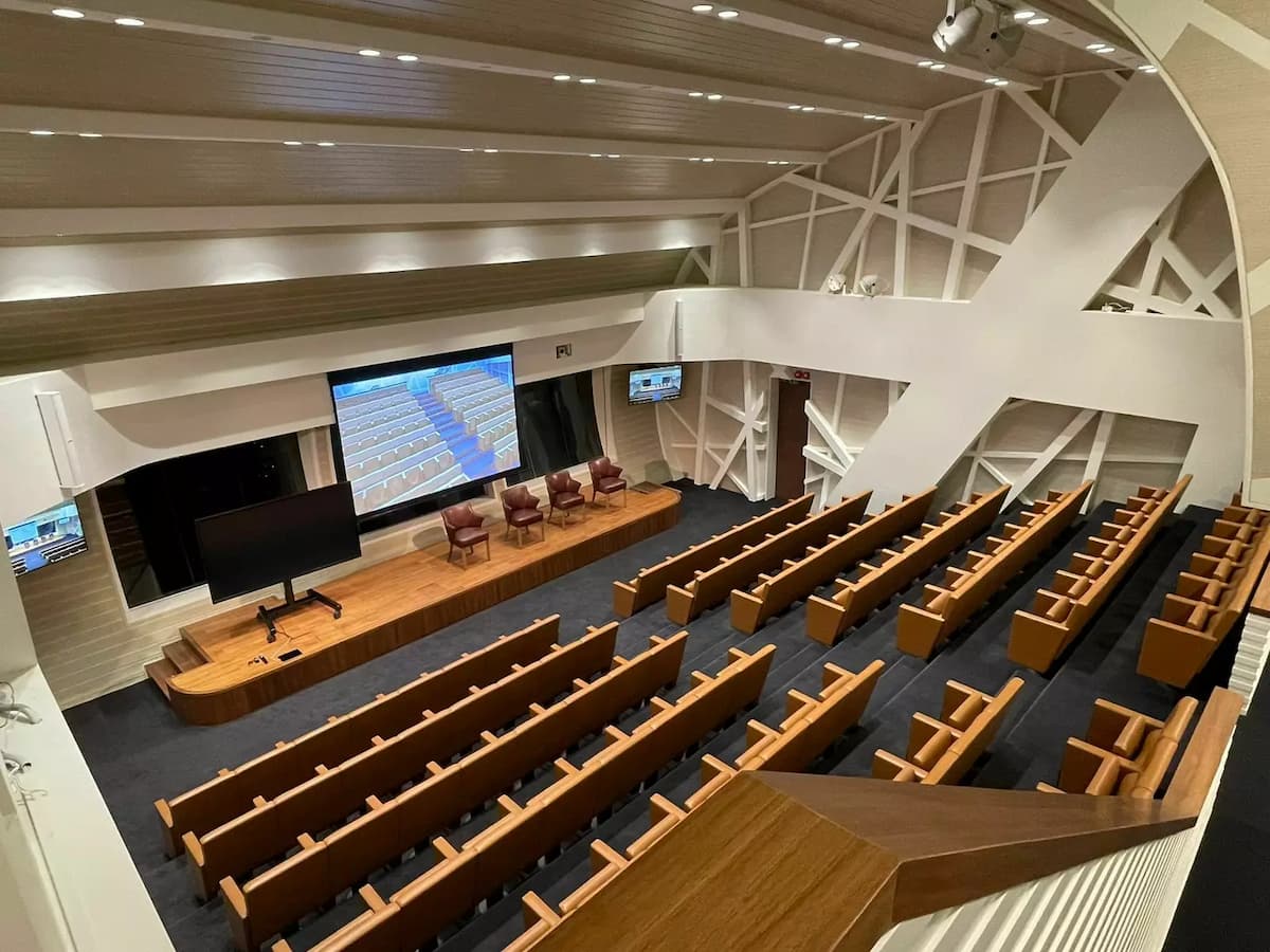 spacious auditorium