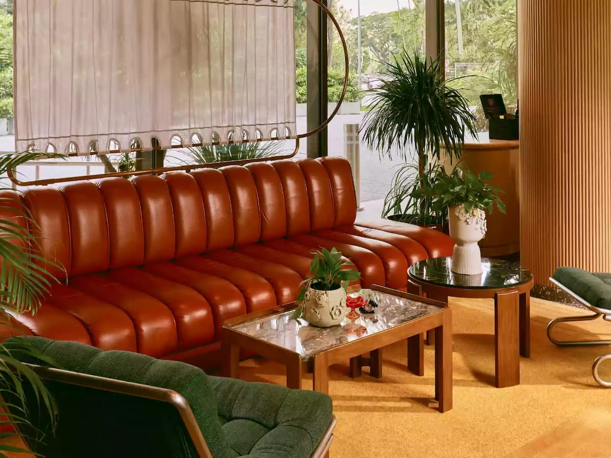 Stylish lounge seating at The Standard Singapore event venue