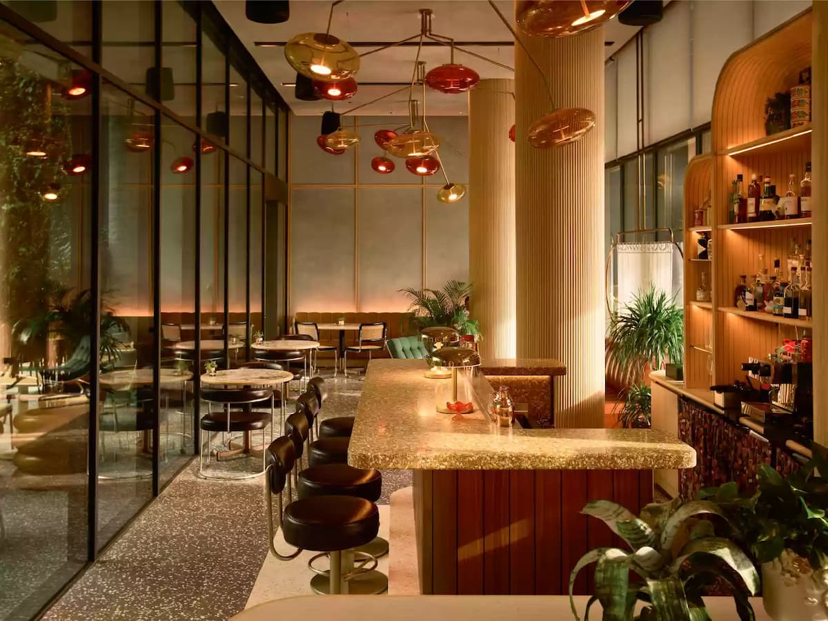 Contemporary bar and lounge event space at The Standard Singapore