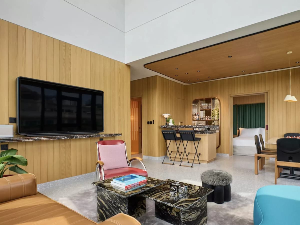 Spacious hotel suite at The Standard Singapore for private events