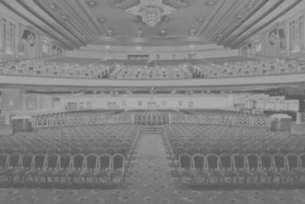 wedding ballroom using banquet style for wedding party